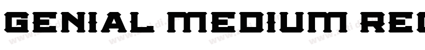 Genial medium regula字体转换